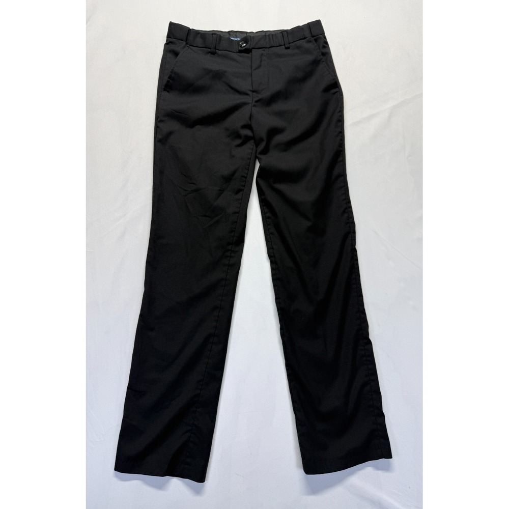 Perry Ellis‎ Dress Pants Boys 16 Black Stretch Straight Leg Formal Business Wear